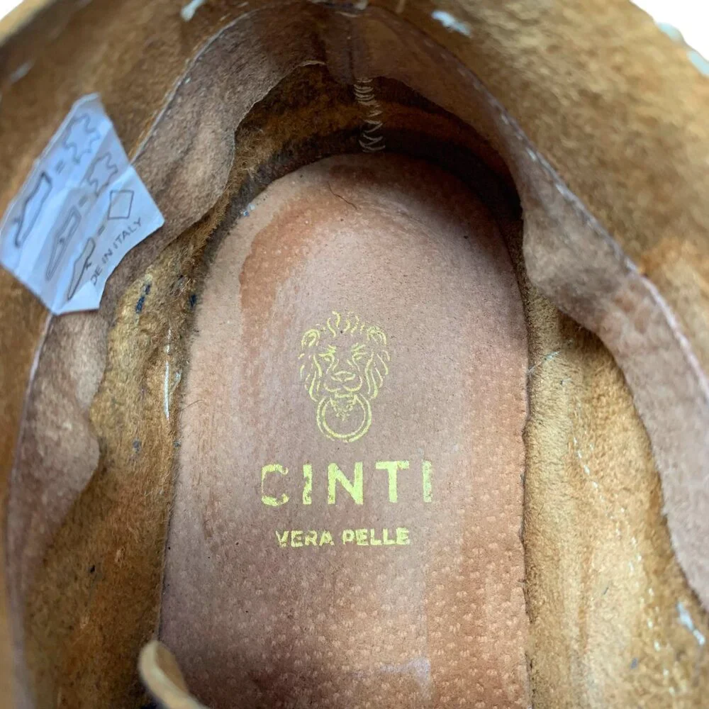 Cinti Dark Distressed Leather 6  Eyelet‎ Handmade Chukka Boots